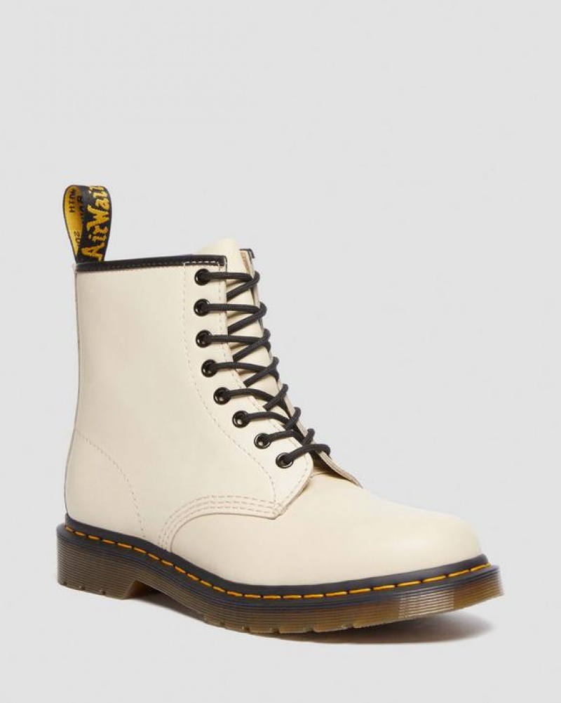 Dr Martens 1460 Smooth Nahkaiset Pitsi Up Naisten Saappaat Beige | Suomi_Dr40220