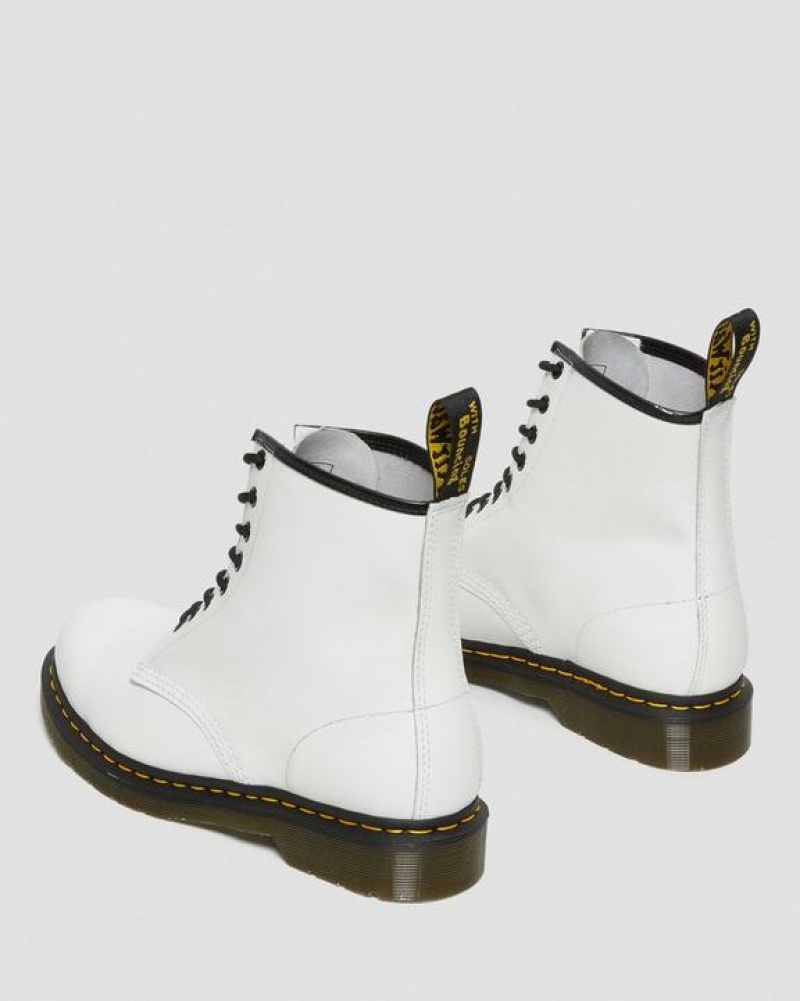 Dr Martens 1460 Smooth Nahkaiset Pitsi Up Miesten Saappaat Valkoinen | Suomi_Dr27625