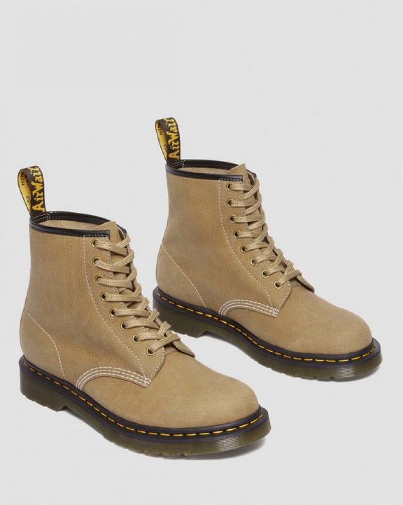 Dr Martens 1460 Tumbled Nubukki Nahkaiset Pitsi Up Naisten Saappaat Ruskea | Suomi_Dr75026