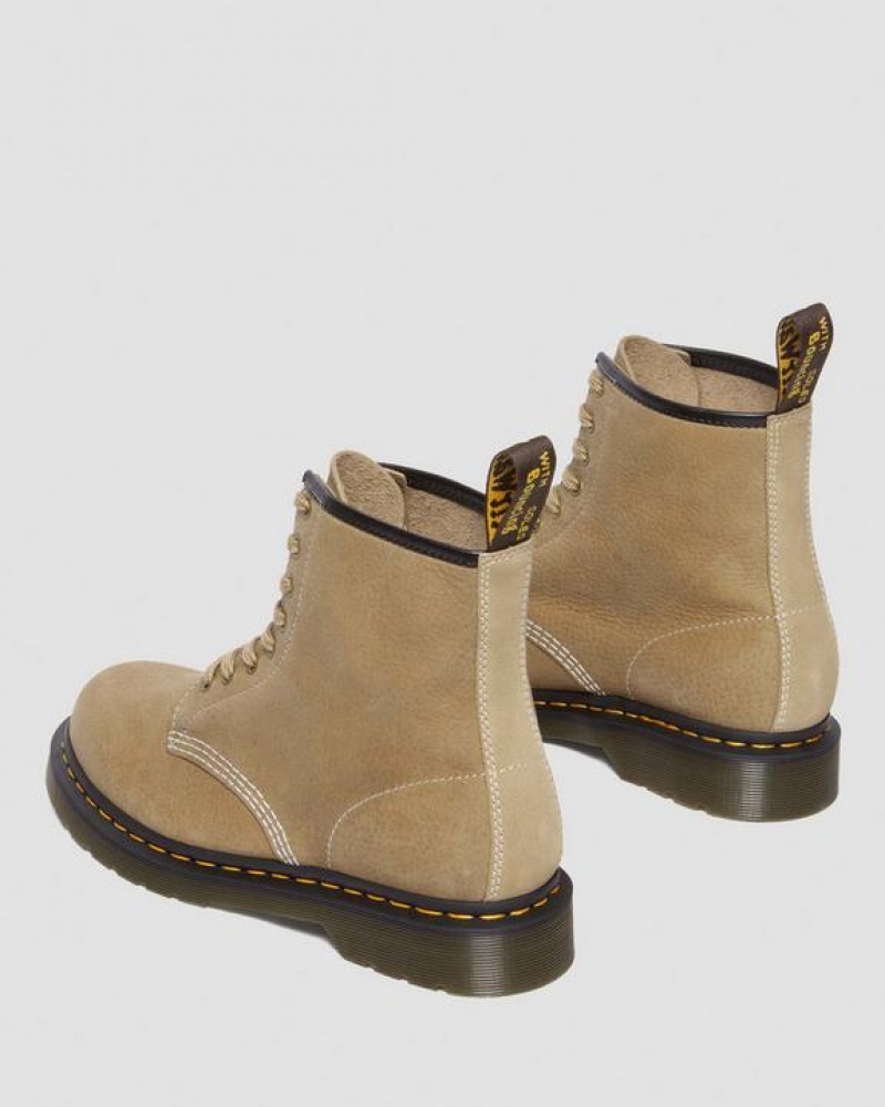 Dr Martens 1460 Tumbled Nubukki Nahkaiset Pitsi Up Miesten Saappaat Ruskea | Suomi_Dr97878