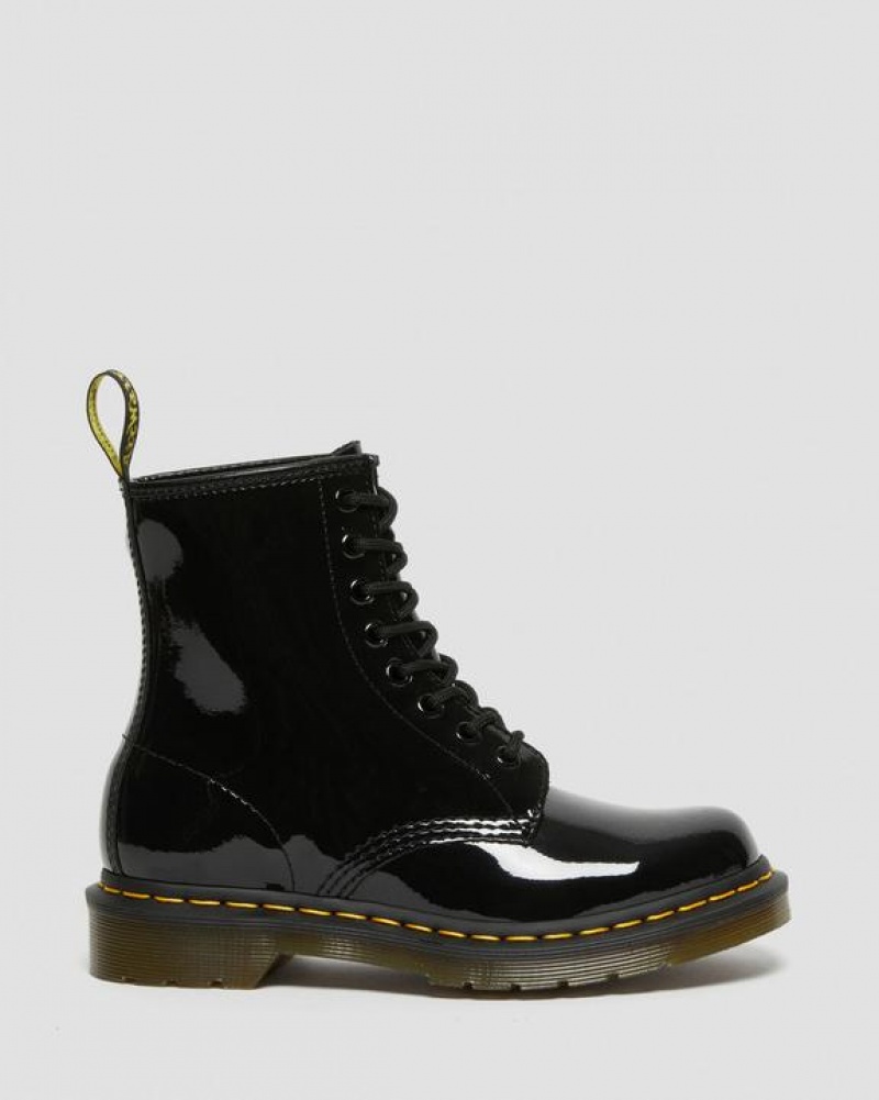 Dr Martens 1460 Women's Kiiltonahka Nahkaiset Pitsi Up Naisten Saappaat Mustat | Suomi_Dr69374