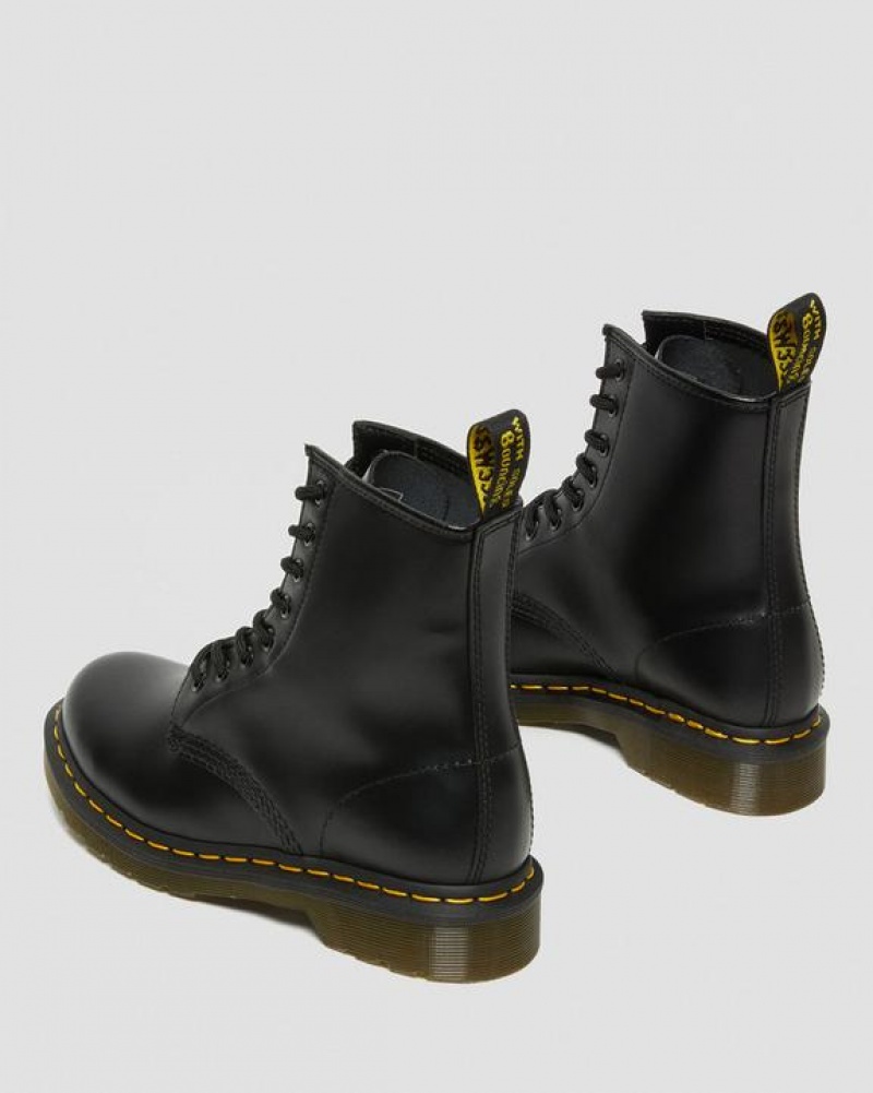 Dr Martens 1460 Women's Smooth Nahkaiset Pitsi Up Naisten Saappaat Mustat | Suomi_Dr39043