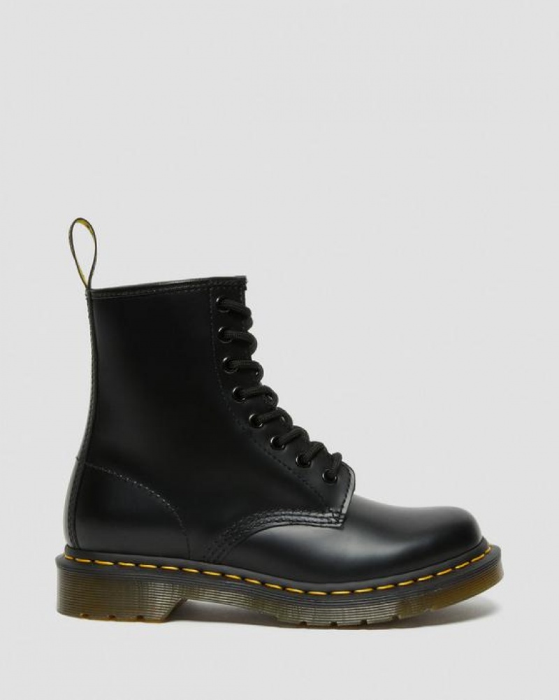 Dr Martens 1460 Women's Smooth Nahkaiset Pitsi Up Naisten Saappaat Mustat | Suomi_Dr39043