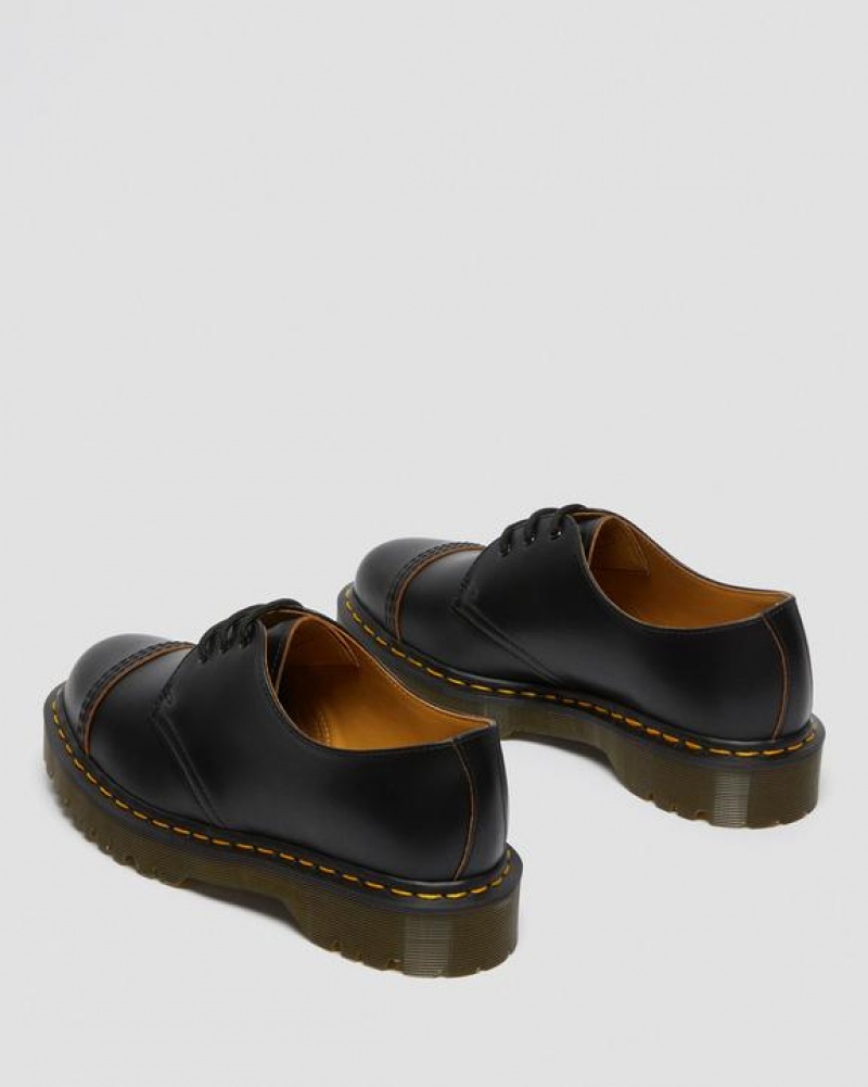 Dr Martens 1461 Bex Made in England Varvas Cap Oxford Naisten Kengät Mustat | Suomi_Dr38006