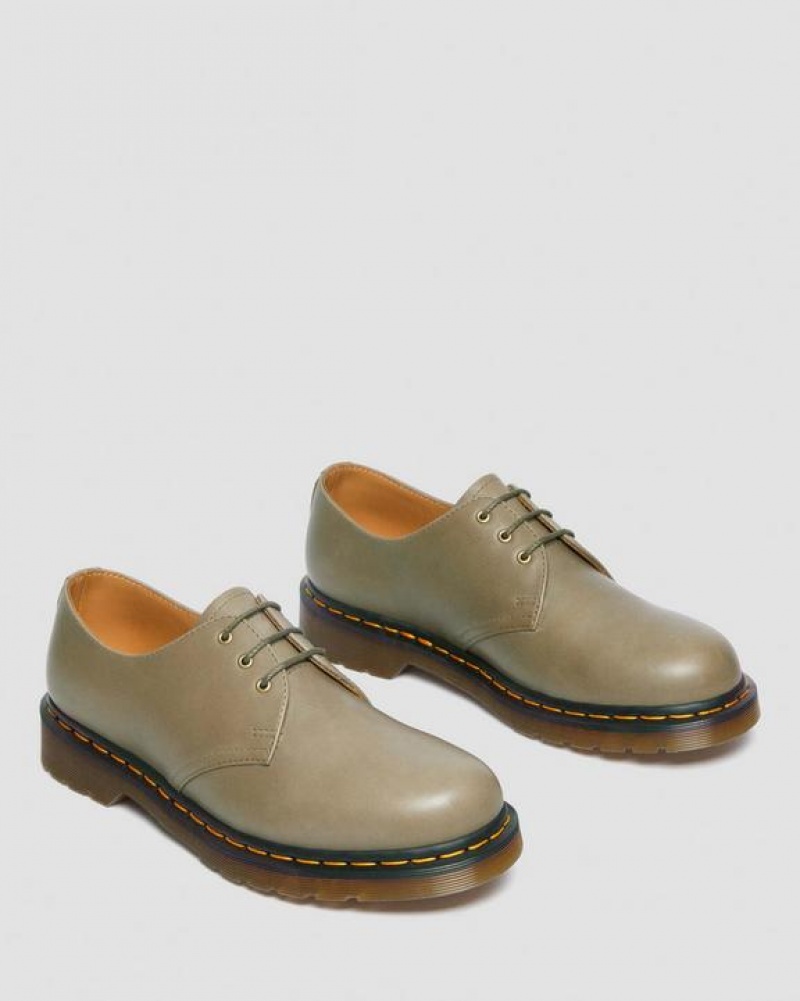 Dr Martens 1461 Carrara Nahkaiset Oxford Miesten Kengät Oliivinvihreä | Suomi_Dr86399