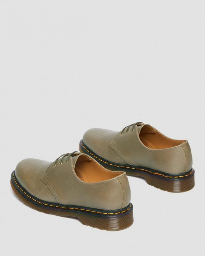 Dr Martens 1461 Carrara Nahkaiset Oxford Miesten Kengät Oliivinvihreä | Suomi_Dr86399