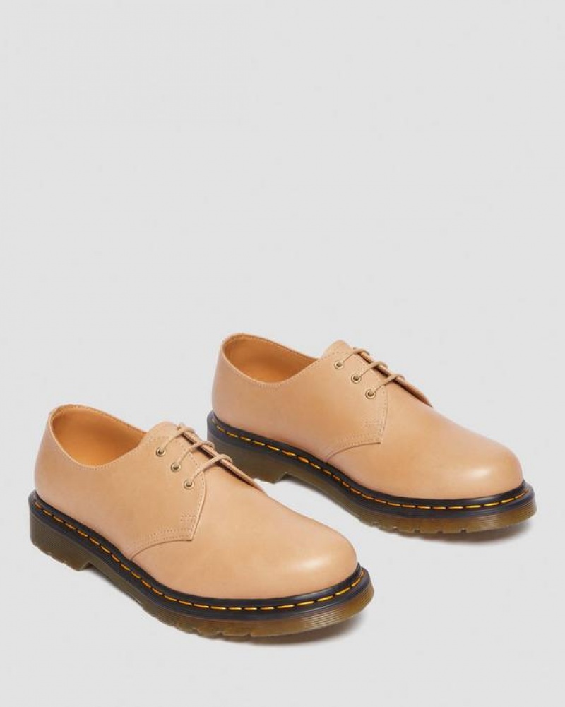 Dr Martens 1461 Carrara Nahkaiset Oxford Miesten Kengät Beige | Suomi_Dr55296