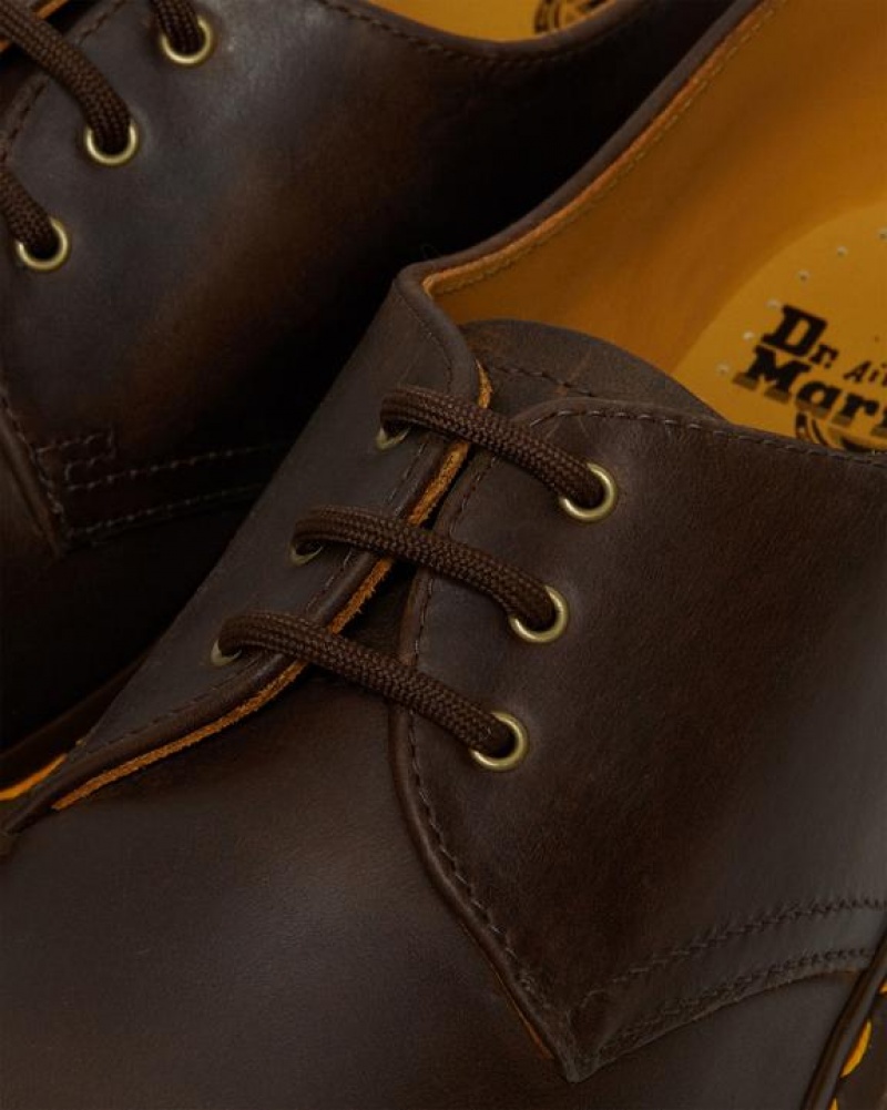 Dr Martens 1461 Crazy Horse Nahkaiset Oxford Miesten Kengät Ruskea | Suomi_Dr30231