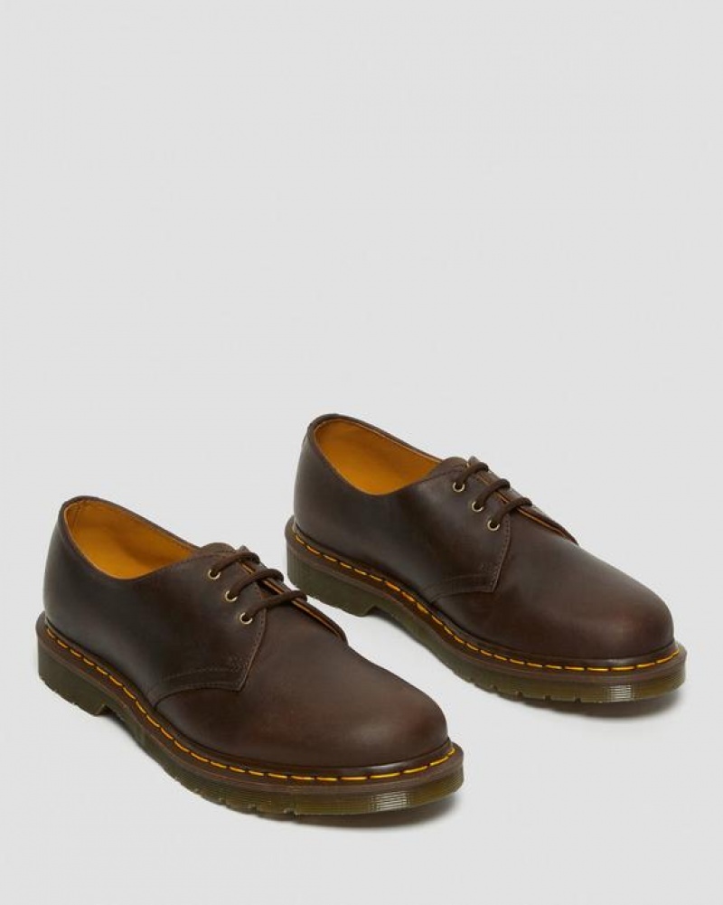 Dr Martens 1461 Crazy Horse Nahkaiset Oxford Miesten Kengät Ruskea | Suomi_Dr30231