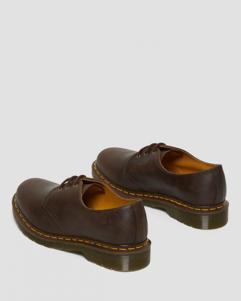 Dr Martens 1461 Crazy Horse Nahkaiset Oxford Miesten Kengät Ruskea | Suomi_Dr30231