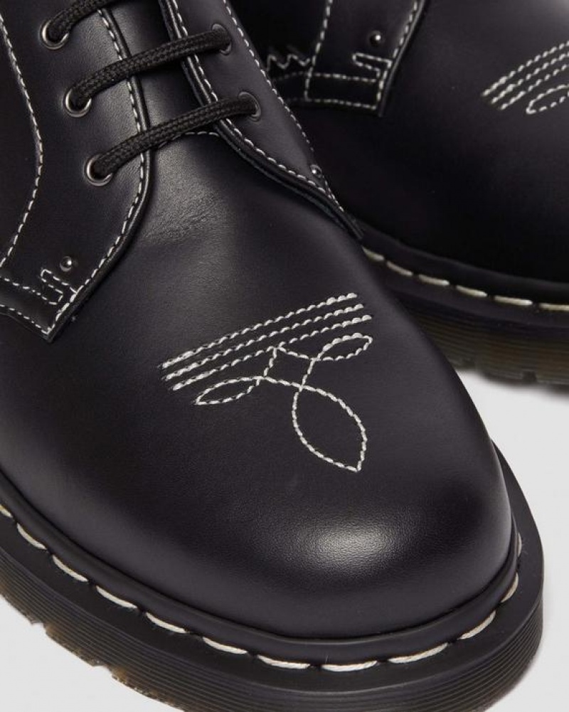 Dr Martens 1461 Gothic Americana Nahkaiset Oxford Naisten Kengät Mustat | Suomi_Dr58578