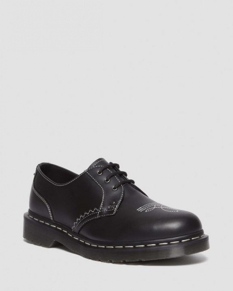 Dr Martens 1461 Gothic Americana Nahkaiset Oxford Naisten Kengät Mustat | Suomi_Dr58578