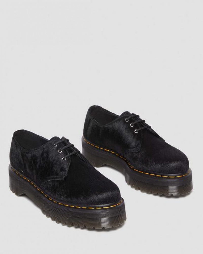 Dr Martens 1461 Hair-On Miesten Kengät Mustat | Suomi_Dr81414