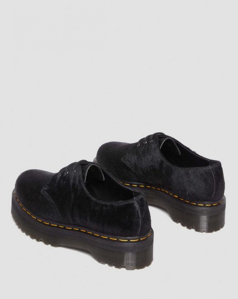 Dr Martens 1461 Hair-On Miesten Kengät Mustat | Suomi_Dr81414