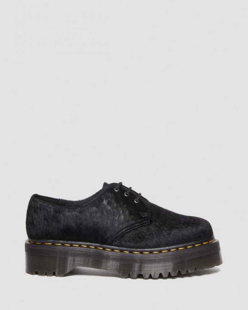 Dr Martens 1461 Hair-On Miesten Kengät Mustat | Suomi_Dr81414