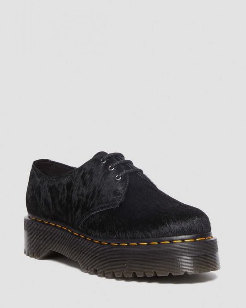 Dr Martens 1461 Hair-On Miesten Kengät Mustat | Suomi_Dr81414