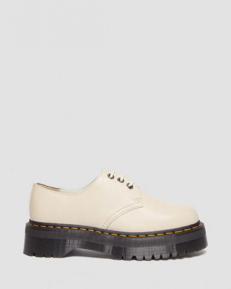 Dr Martens 1461 II Pisa Nahkaiset Platform Naisten Kengät Beige | Suomi_Dr26825