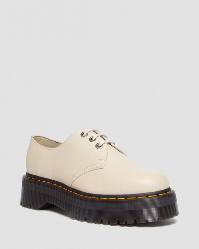 Dr Martens 1461 II Pisa Nahkaiset Platform Naisten Kengät Beige | Suomi_Dr26825