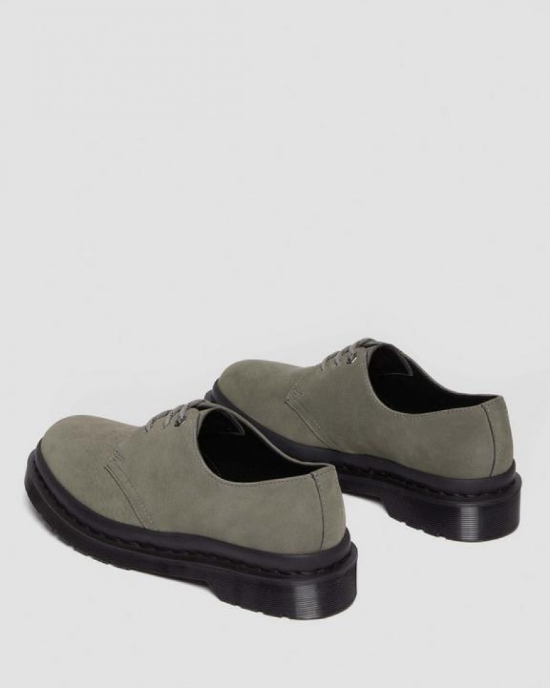 Dr Martens 1461 Milled Nubukki Oxford Miesten Kengät Harmaat | Suomi_Dr25333