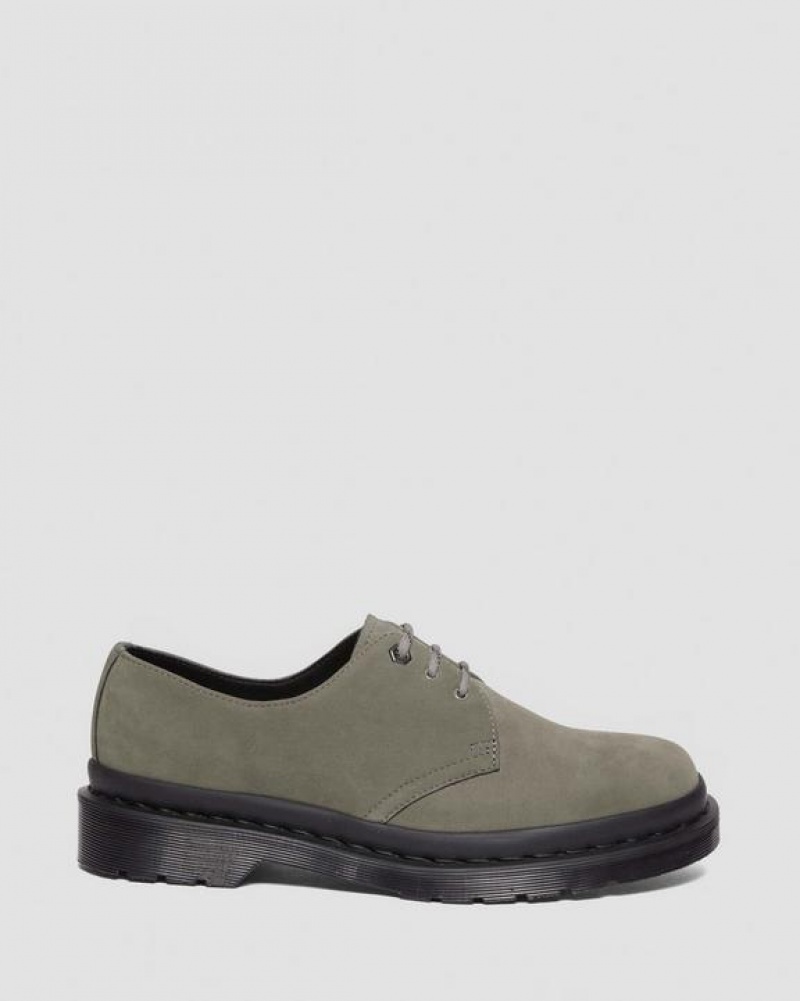 Dr Martens 1461 Milled Nubukki Oxford Miesten Kengät Harmaat | Suomi_Dr25333