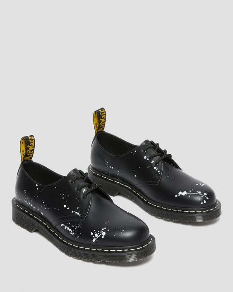 Dr Martens 1461 Neighborhood Smooth Nahkaiset Oxford Miesten Kengät Mustat | Suomi_Dr63986