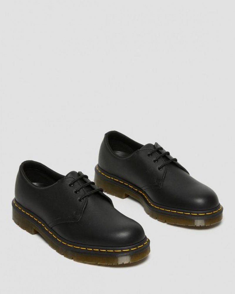 Dr Martens 1461 Slip Resistant Nahkaiset Oxford Miesten Kengät Mustat | Suomi_Dr70176