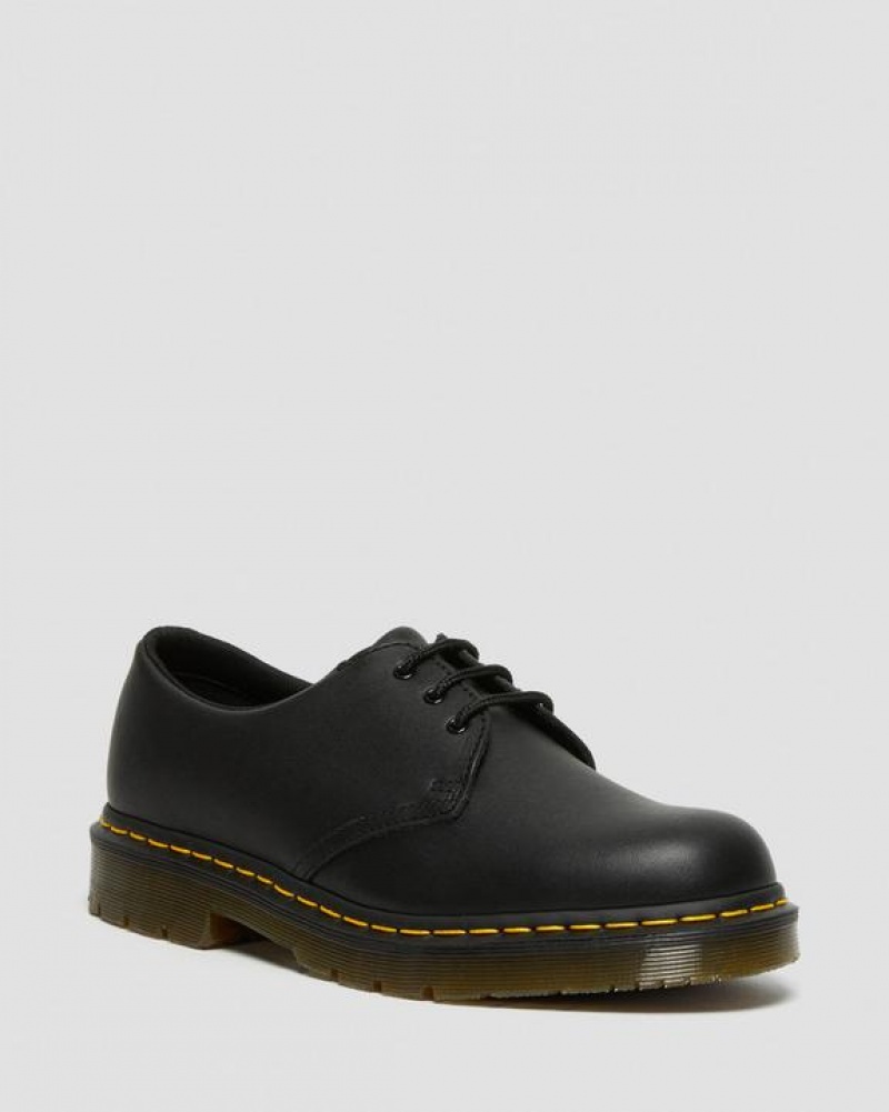 Dr Martens 1461 Slip Resistant Nahkaiset Oxford Miesten Kengät Mustat | Suomi_Dr70176