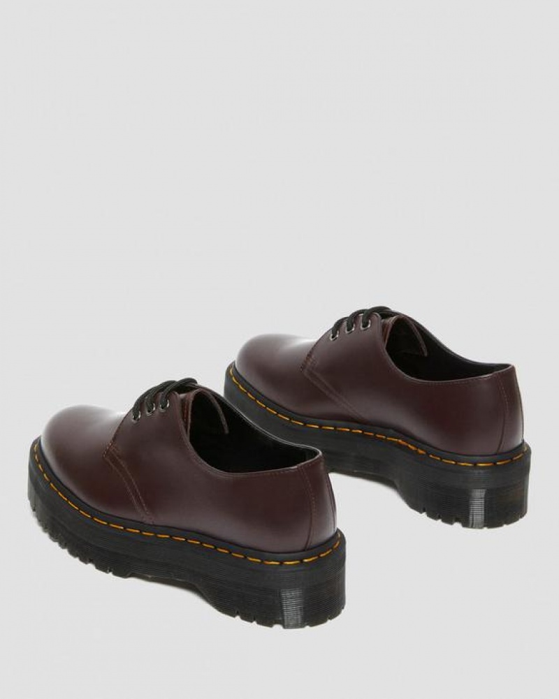 Dr Martens 1461 Smooth Nahkaiset Miesten Kengät Viininpunainen | Suomi_Dr45569