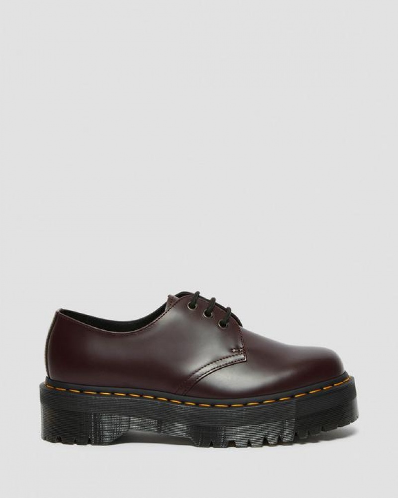 Dr Martens 1461 Smooth Nahkaiset Miesten Kengät Viininpunainen | Suomi_Dr45569