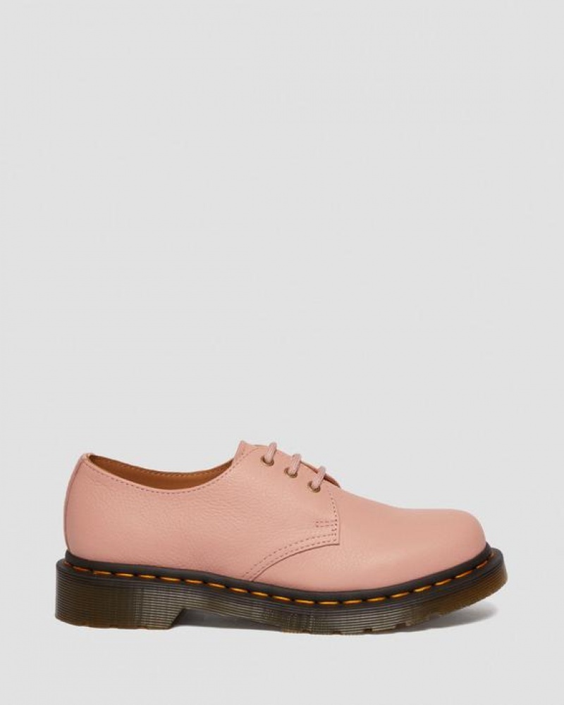 Dr Martens 1461 Women's Virginia Nahkaiset Oxford Naisten Kengät Koralli Beige | Suomi_Dr97800