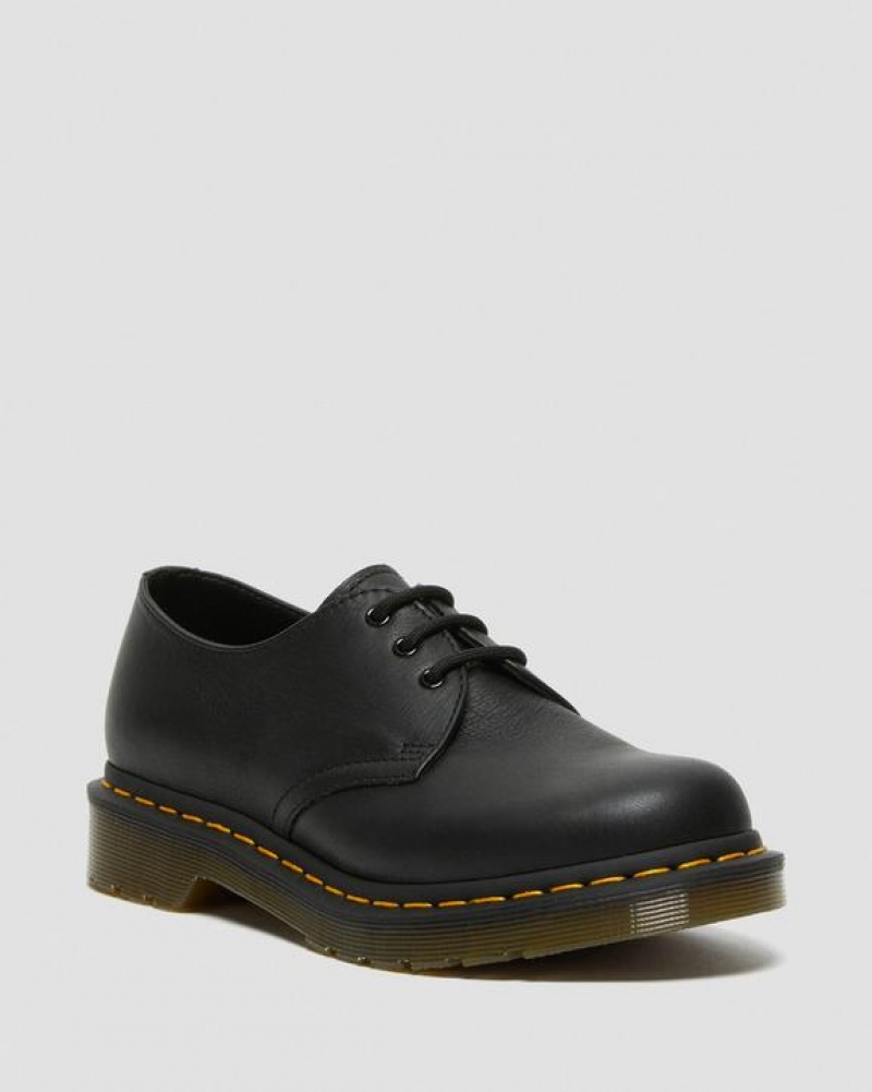 Dr Martens 1461 Women's Virginia Nahkaiset Oxford Naisten Kengät Mustat | Suomi_Dr83907