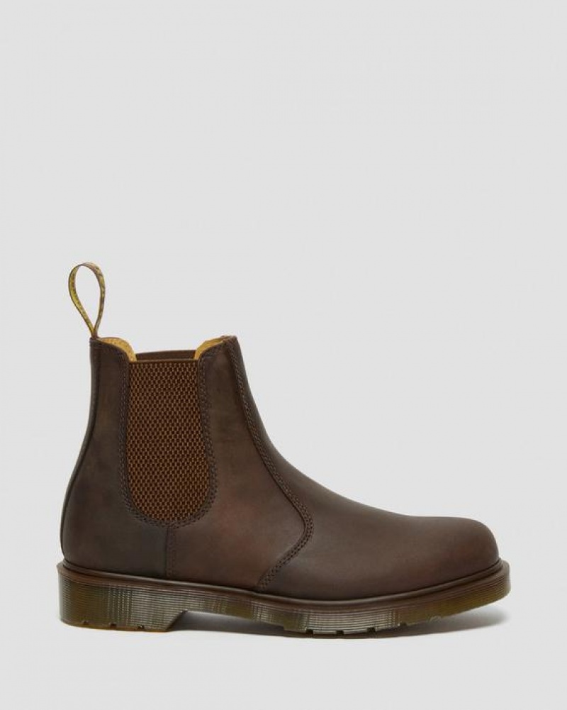 Dr Martens 2976 Crazy Horse Nahkaiset Chelsea Naisten Saappaat Ruskea | Suomi_Dr21533