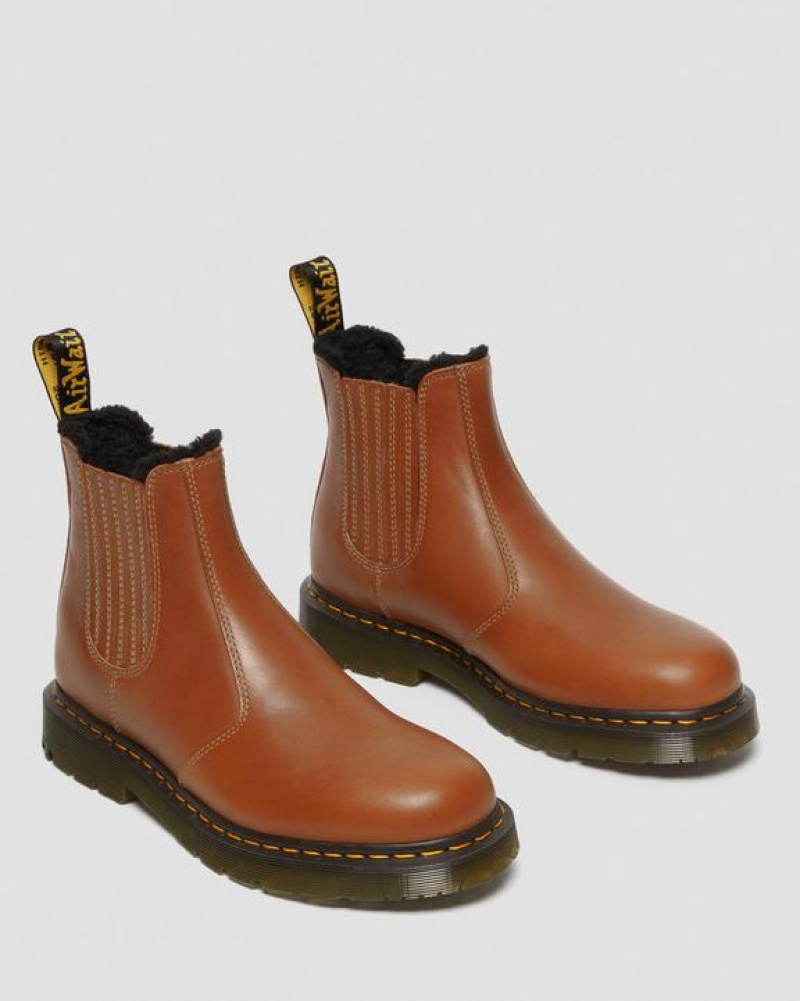 Dr Martens 2976 DM's Wintergrip Nahkaiset Chelsea Naisten Saappaat Ruskea | Suomi_Dr74069