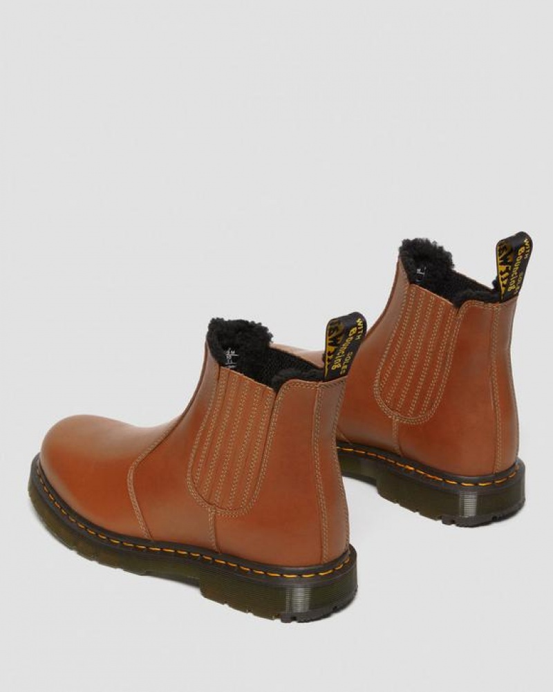 Dr Martens 2976 DM's Wintergrip Nahkaiset Chelsea Naisten Saappaat Ruskea | Suomi_Dr74069