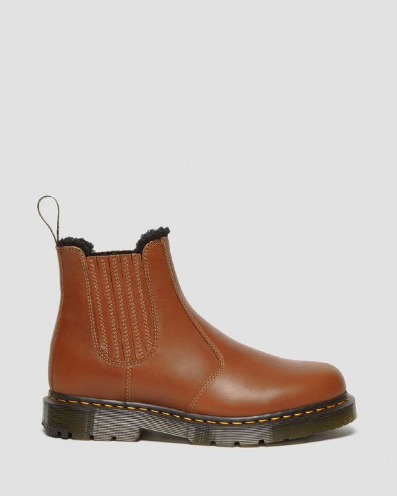 Dr Martens 2976 DM's Wintergrip Nahkaiset Chelsea Naisten Saappaat Ruskea | Suomi_Dr74069