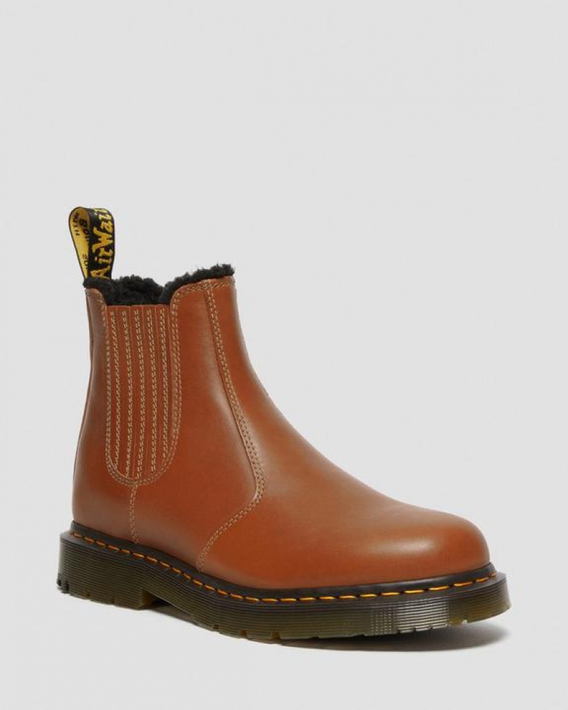 Dr Martens 2976 DM's Wintergrip Nahkaiset Chelsea Naisten Saappaat Ruskea | Suomi_Dr74069