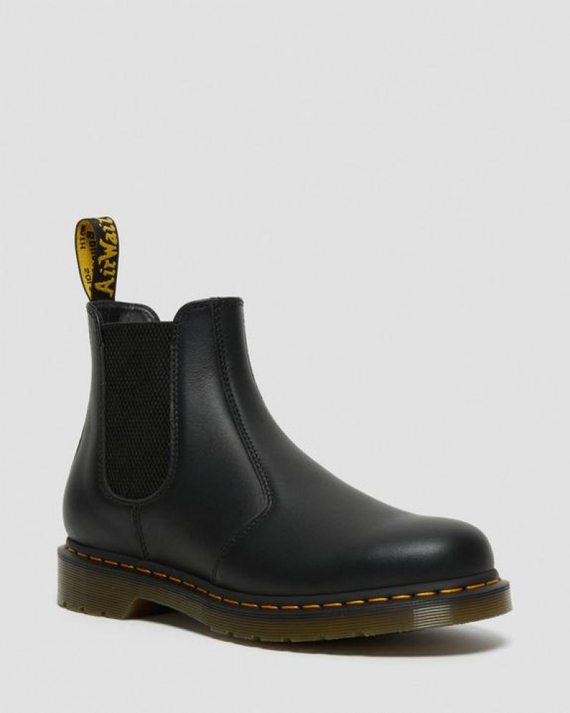 Dr Martens 2976 Nappa Nahkaiset Chelsea Miesten Saappaat Mustat | Suomi_Dr79621