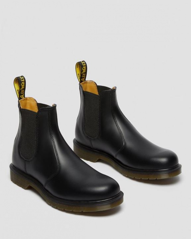 Dr Martens 2976 Smooth Nahkaiset Chelsea Naisten Saappaat Mustat | Suomi_Dr45964