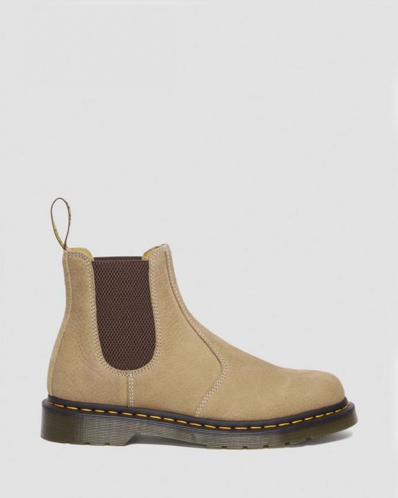 Dr Martens 2976 Tumbled Nubukki Nahkaiset Chelsea Miesten Saappaat Ruskea | Suomi_Dr83491