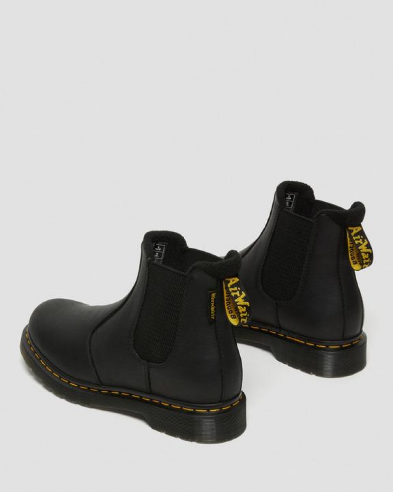 Dr Martens 2976 Warmwair Nahkaiset Chelsea Miesten Saappaat Mustat | Suomi_Dr70676