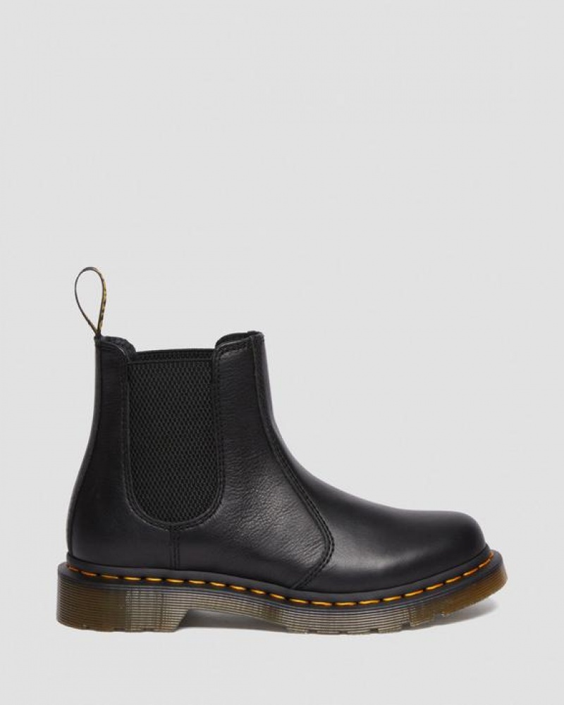 Dr Martens 2976 Women's Nahkaiset Chelsea Naisten Saappaat Mustat | Suomi_Dr84460