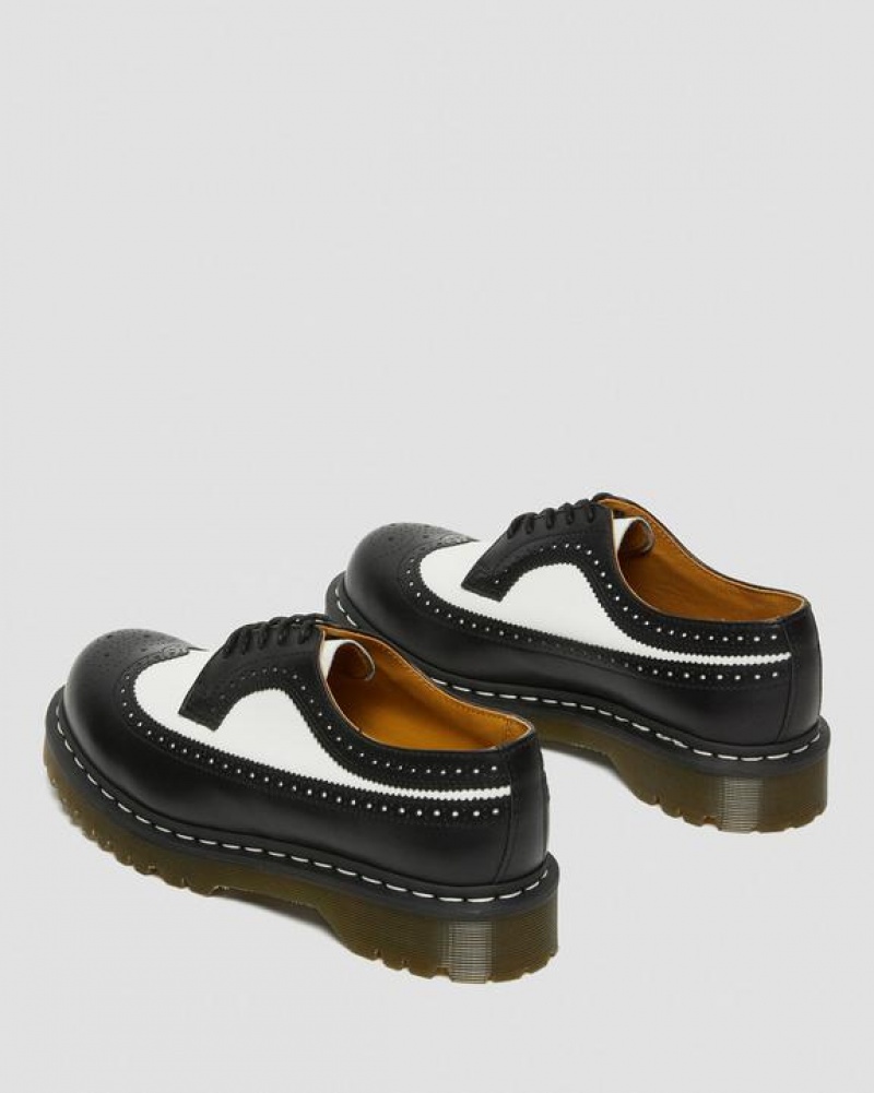 Dr Martens 3989 Bex Smooth Nahkaiset Brogue Naisten Platform Kengät Mustat | Suomi_Dr59381