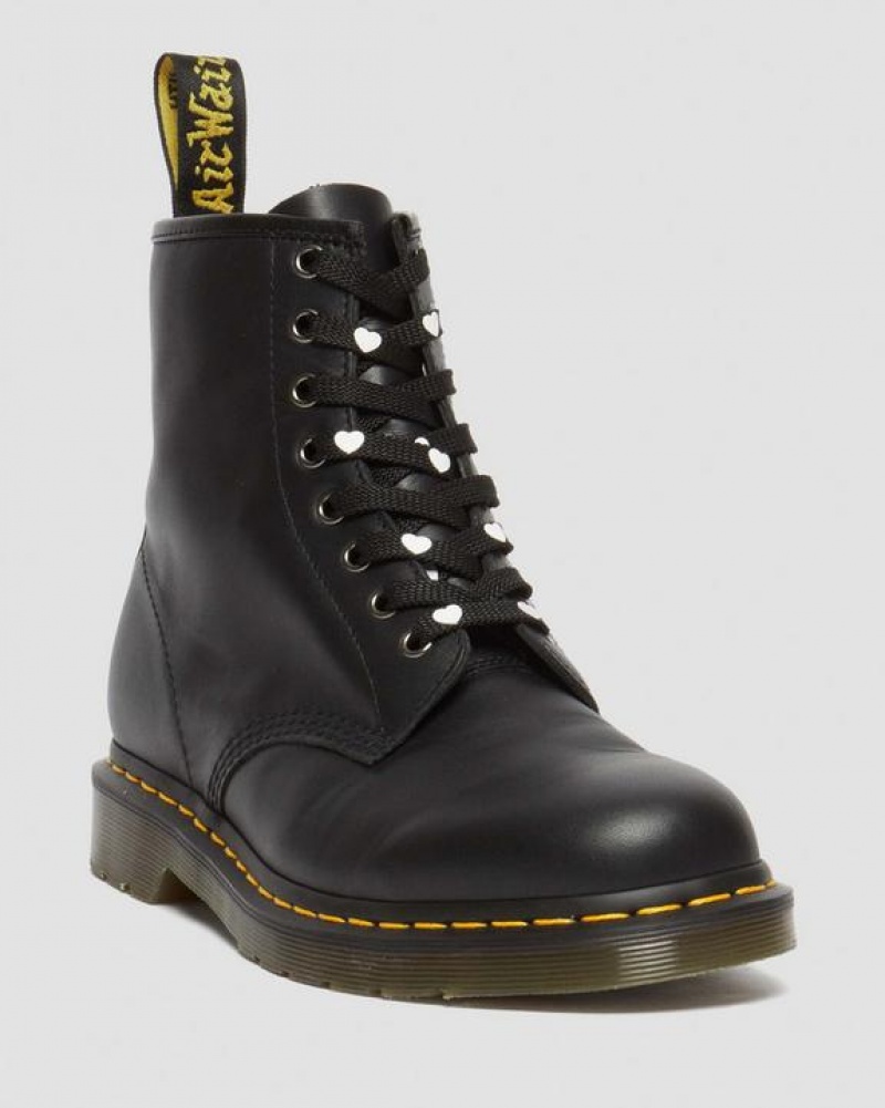 Dr Martens 55 Inch Heart Litteät (8-10 Eye) Accessories Kengännauha Mustat | Suomi_Dr45606