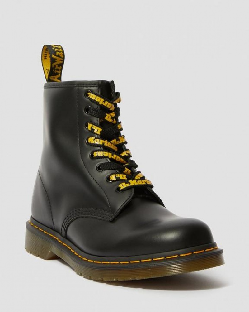 Dr Martens 55 Inch Litteät (8-10 Eye) Accessories Kengännauha Mustat Keltainen | Suomi_Dr54909