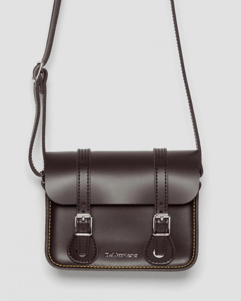 Dr Martens 7 Inch Nahkaiset Crossbody Accessories Laukut Viininpunainen | Suomi_Dr90713