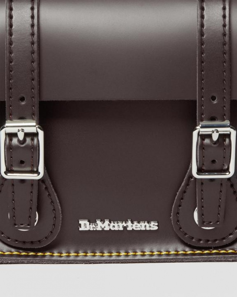 Dr Martens 7 Inch Nahkaiset Crossbody Accessories Laukut Viininpunainen | Suomi_Dr90713