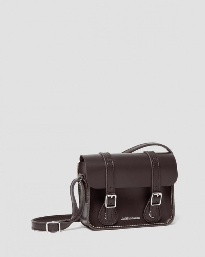 Dr Martens 7 Inch Nahkaiset Crossbody Accessories Laukut Viininpunainen | Suomi_Dr90713