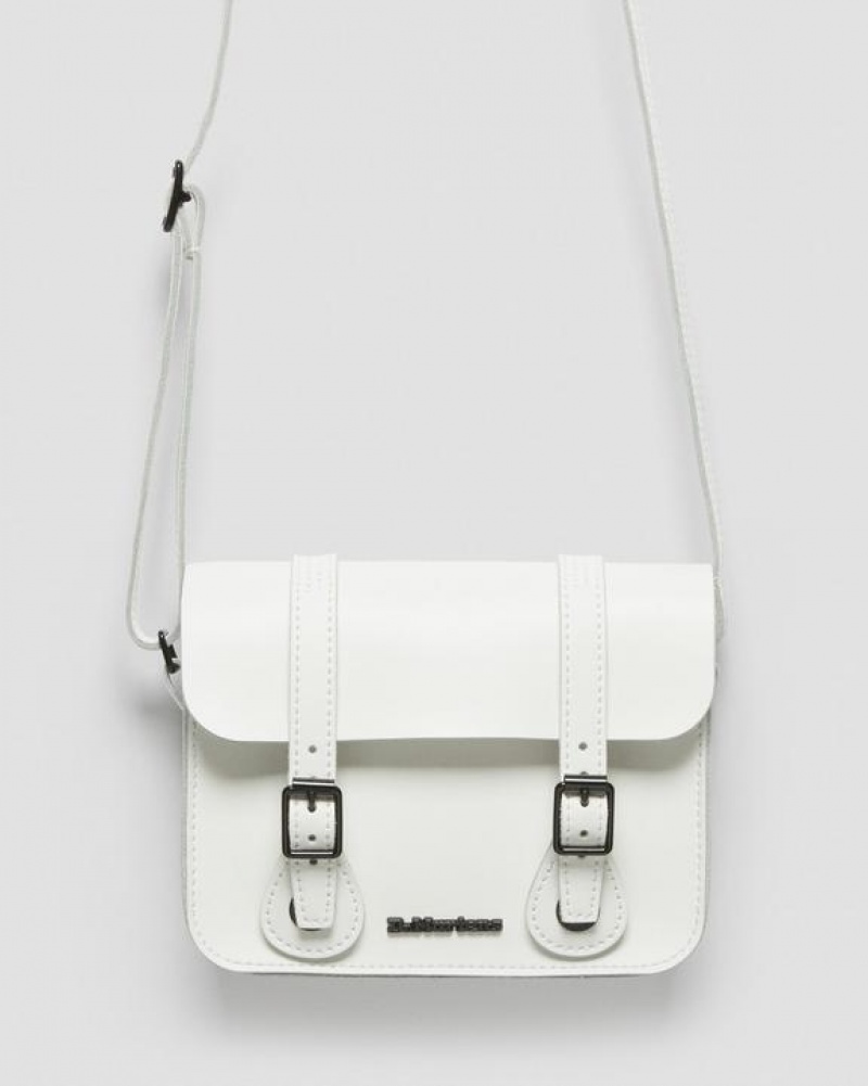 Dr Martens 7 Inch Nahkaiset Crossbody Accessories Laukut Valkoinen | Suomi_Dr73167