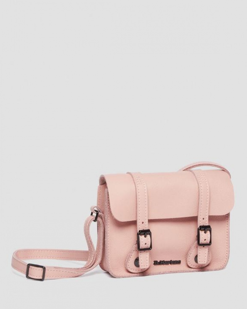 Dr Martens 7 Inch Pisa Nahkaiset Crossbody Accessories Laukut Koralli Beige | Suomi_Dr76041