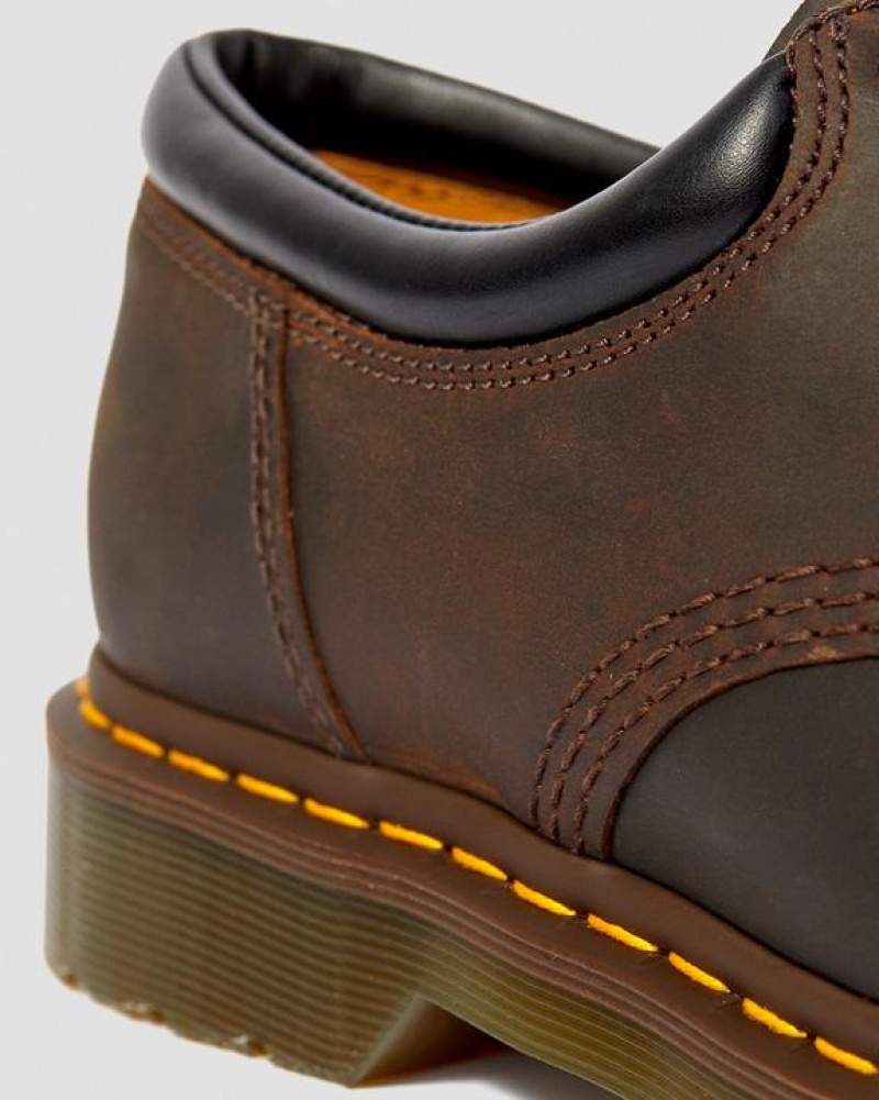 Dr Martens 8053 Crazy Horse Nahkaiset Vapaa-ajan Naisten Kengät Tummanruskea | Suomi_Dr74738